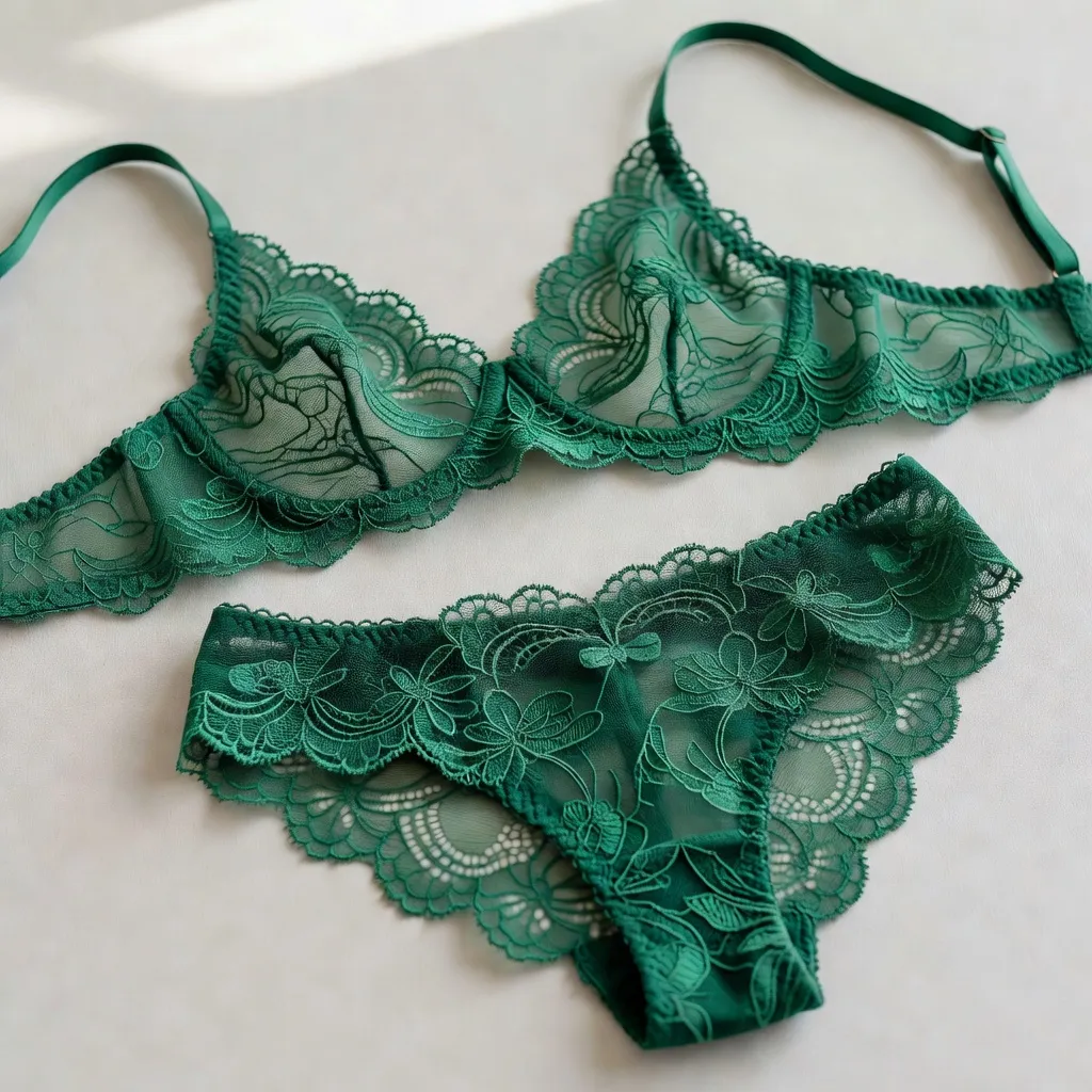 Emerald Lace Set